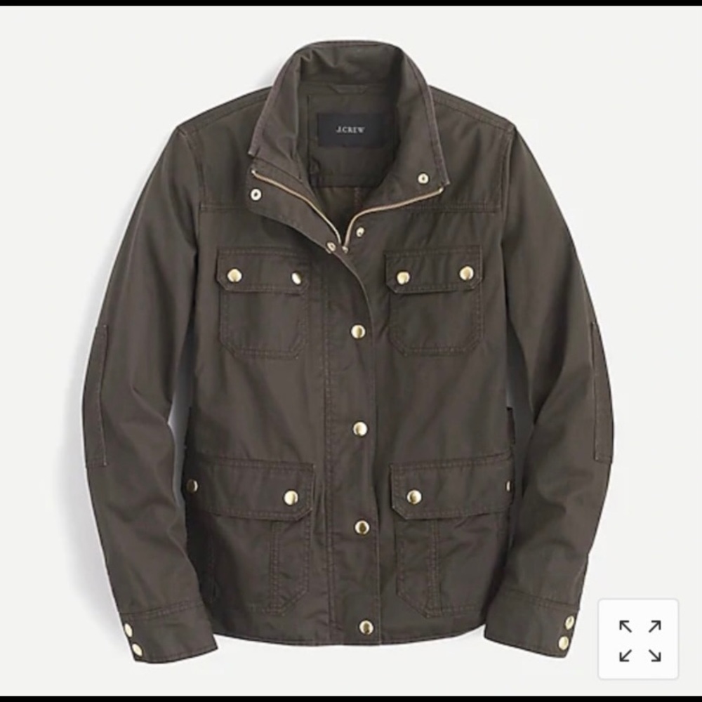 JCrew Field Jacket in Dark Olive